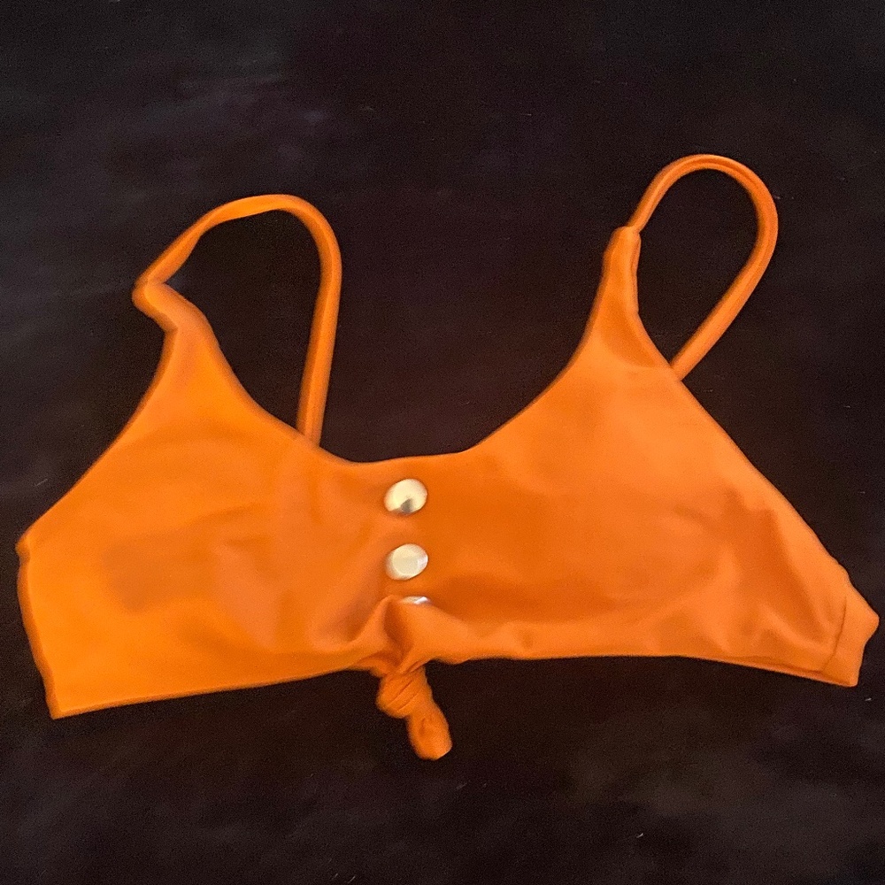 Orange Bikini Top